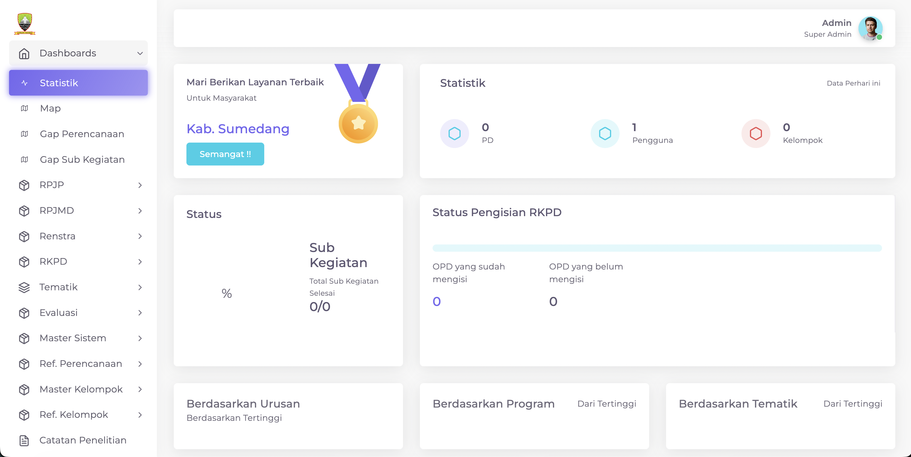Landing page